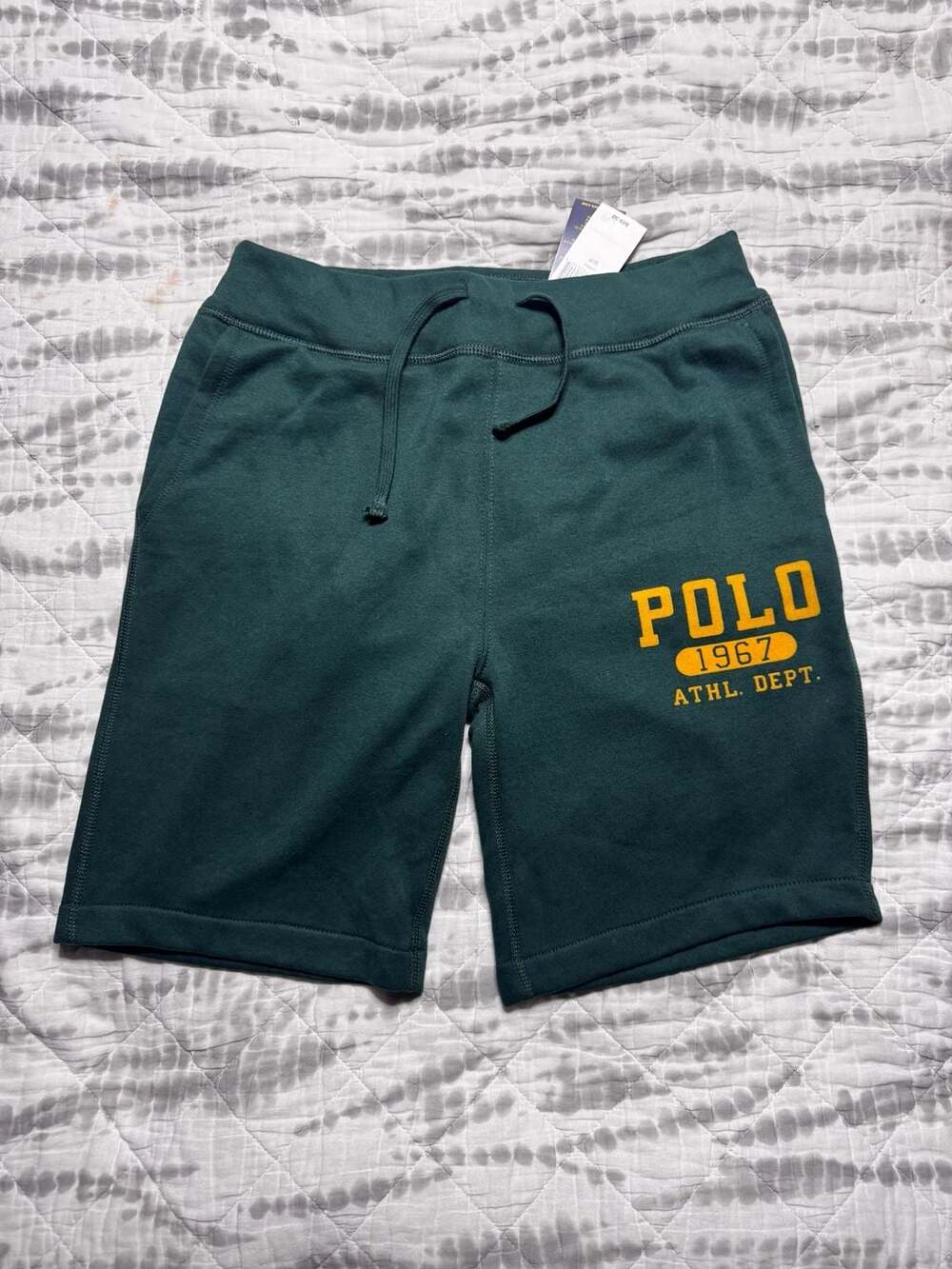 Polo Ralph Lauren Men's Small Green Polo 1967 Athl. Dept. Fleece Sweat Shorts